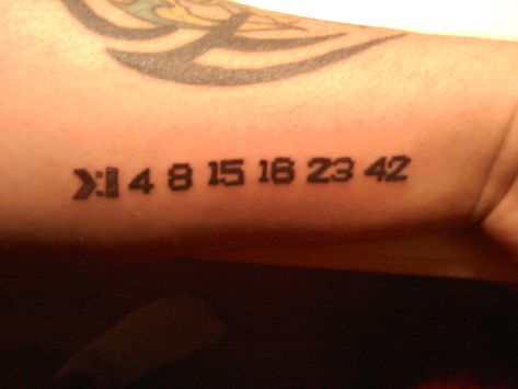 Lost numbers: font Lost Tattoo Ideas, Quotes Lost, Tattoo Tv Shows, Lost Tattoo, Digital Numbers, Liberty Tattoo, Designs Quotes, Lost Tv Show, Number Tattoos