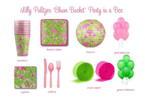 Birthday Lilly Party, Preppy Party, Lilly Pulitzer Inspired, Lilly Inspired, Turtle Birthday, Flamingo Party, Chinoiserie Chic, Pink Balloons, Party In A Box