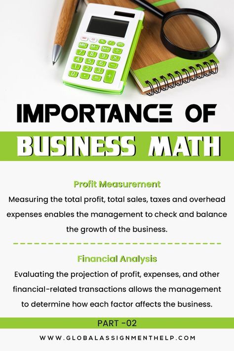 business math Business Mathematics, New Math Examples, Financial Mathematics, Finite Math College, Importance Of Mathematics, Business Math, Manage Business, Math Solver, Math Literature