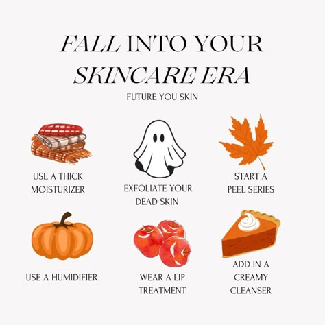 Which one are you gonna incorporate?? 🎃👻🦇 #columbusesthetician #ohioesthetician #gahannaohio #westerville #newalbany #fallvibes Fall Esthetician Posts, Facial Ideas, Fall Skincare, Media Aesthetic, Esthetician Marketing, Autumn Skincare, Social Post, Insta Post, Med Spa