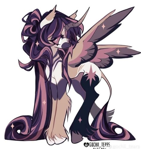 Mlp Oc Adopt, Mlp Twilight Sparkle Redesign, Mlp Art Styles, Ponysona Art, Mlp Adoptables, Pony Adopt, Mlp Species, Mlp Poses, Mlp Redesigns