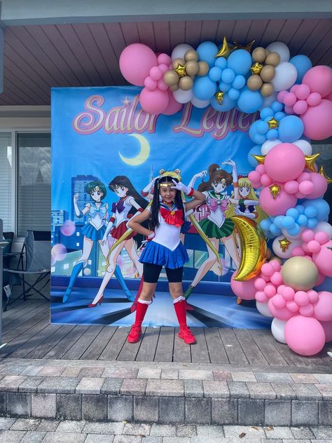 Sailor Moon Backdrop, Sailor Moon Party Ideas Birthdays, Sailor Moon Theme Party, Sailor Moon Party Decorations, Sailor Moon Birthday Party Decorations, Sailor Moon Party Ideas, Sailor Moon Birthday Party, Moon Party Ideas, Outfits On Amazon