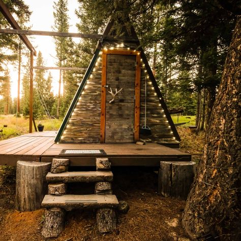 Wanna know which one of our Glamping Cabins has been our greatest ROI? Transforming A-frame cabin, which we accidentally discovered on Pinterest before The Hohnstead was even a thing. This was around 2018 and upon purchasing the A-frame plans (from one of our inspirations - Tiny House enthusiast and designer - Deek Diedricksen) it took us just 3 weeks to put it together. And the rest as they say is history because the return on our investment was beyond what we ever dreamed of: - It was t... Glamping Cabin, Frame Cabin, Happy Couples, Green Travel, Peace And Quiet, A Frame Cabin, Luxury Camping, Sustainable Tourism, Travel Deals