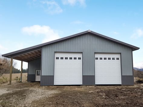 60x40 Shop, Pole Barn Garage Interior, 40x60 Shop With Living Quarters, 40x60 Pole Barn, Pole Barn With Living Quarters, Pole Barn Shop, Barn Colors, Shop With Living Quarters, Pole Barn Ideas