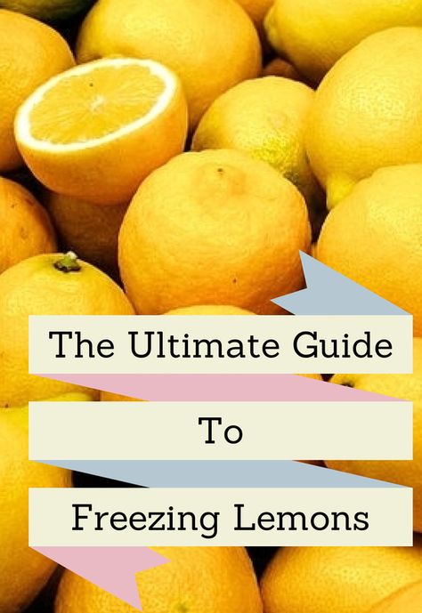 The ultimate guide to freezing lemons and other citrus fruits on moralfibres.co.uk Can You Freeze Lemons, Freezing Food Guide, Freezing Lemons, Storing Lemons, Freezing Fruit, Freezing Vegetables, Freezing Food, Lemon Uses, Frozen Lemon