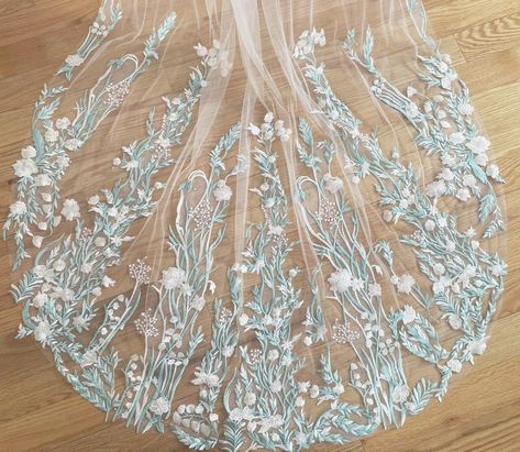 This Wedding Veils item by LTCoutureAtelier has 4072 favorites from Etsy shoppers. Ships from Saco, ME. Listed on Oct 18, 2023 Floral Bridal Vail, Floral Embroidery Wedding Veil, Wedding Veils With Flowers, How To Embroider A Veil, Wedding Vail With Flowers, Flower Embroidered Veil, Greenery Veil, Unique Veils Wedding, Embroider Veil