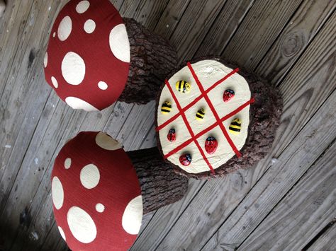 Diy Mushroom Stool, Mushroom Stool, Log Stools, Garden Mushrooms, Party Hire, Winter Festival, Outdoor Activities For Kids, Garden Party Wedding, Kid Activities