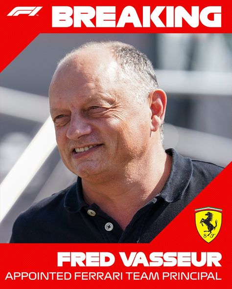 Formula 1 on Twitter: "BREAKING: Fred Vasseur will be the new team boss of @ScuderiaFerrari, replacing Mattia Binotto #F1 https://t.co/nxo7ebIaps" / Twitter Breaking News Template, Fred Vasseur, Fifa Qatar, Williams F1, Mc Laren, Finance Blog, Ferrari F1, Scuderia Ferrari, Fantasy Football