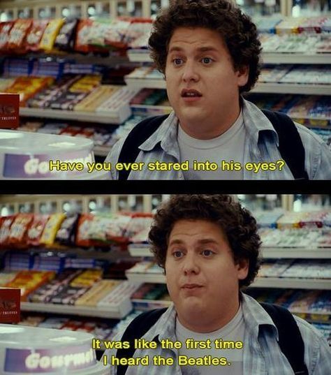 Superbad. One of my favorite lines in the movie. Superbad Quotes, Superbad Movie, High School Movies, Movie Quotes Funny, Film Quotes, Stuff And Thangs, Lingerie Shop, Coming Of Age, Great Movies