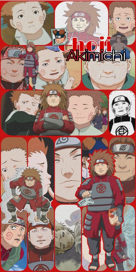 Choji Akimichi Wallpaper, Choji Akimichi, Naruto Wallpapers, Wallpaper Pack, Picture Collage Wall, Naruto Wallpaper, Naruto Characters, Picture Collage, Anime Naruto