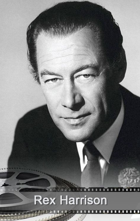 Rex Harrison, Vintage Movie Stars, Classic Film Stars, Hollywood Men, Classic Movie Stars, Old Hollywood Stars, Film Stars, Actrices Hollywood, Hollywood Legends