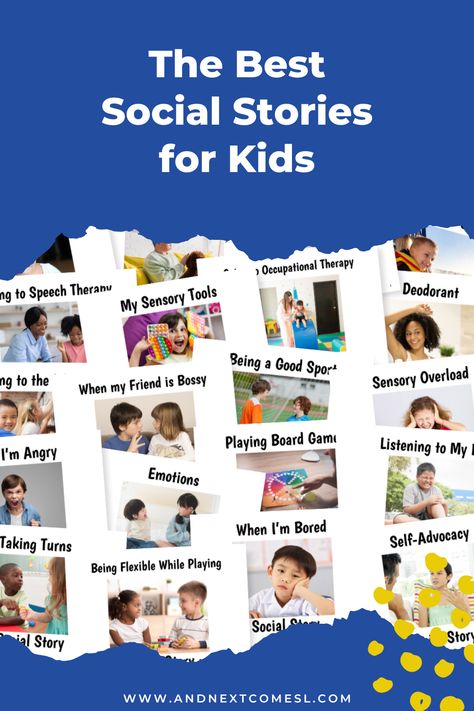 Wow! This is a huge collection of social stories for kids! Includes lots of free social story printables and social story templates too. Social Story Template Free Printables, Social Stories Free Printables, Social Stories For Kids, Free Social Stories, Social Stories Free, Self Advocacy, Social Story, Sensory Overload, Sensory Tools