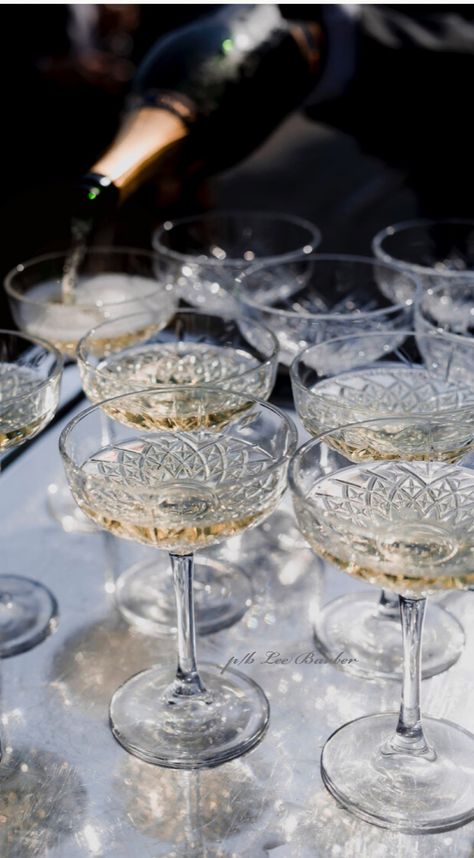 Champagne Saucers, Champagne Tower, Merry Christmas Eve, Los Angeles Wedding Photographer, Reception Party, Crystal Glassware, Wedding Los Angeles, Country French, French Country House