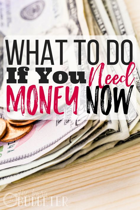 What to do if you need money now. We were already over budget when my youngest ended up in the emergency room with a $2,000 bill. We needed to make money fast and this was perfect! I am already doing 3 of these things and I am up to $500! Side Income Ideas, I Need Money Now, Busy Budgeter, Ways To Make Money Fast, Need Money Now, Get Money Online, Online Jobs For Teens, Make Money Writing, Side Income