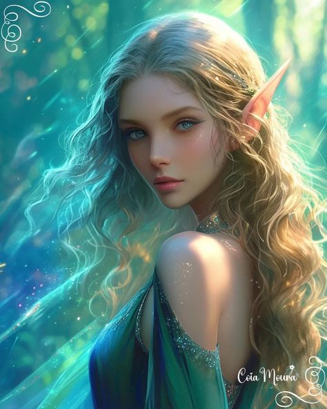 The Elves were the fairest creatures in Arda, a far more beautiful race than Men. Among them, those who had gone to Valinor were the fairest and had the greatest skill of body. Elves Female Beautiful, Elven Woman, Elven Princess, Enchanted Book, Female Elf, Elves And Fairies, Princess Art, Fairy Angel, Angel Art