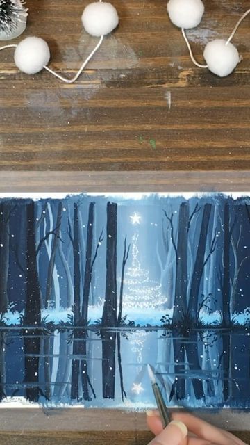 Ruth Wilshaw Gouache, Gouache Winter Painting, Ruth Wilshaw, Gouache Art, Winter Painting, Winter Magic, Snow Winter, Winter Scenes, My Profile