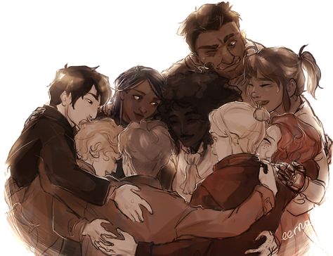 Tlc Fanart, Rampion Crew, Marissa Meyer Books, The Lunar Chronicles, Group Hug, Marissa Meyer, Sendai, Fan Book, Book Characters