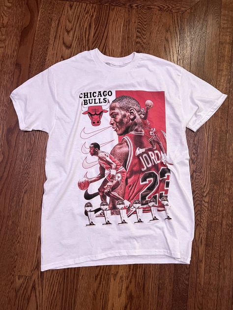 Nike Nike - Michael Jordan NBA T-shirt | Grailed Nba T Shirt Design, Jordan T Shirts Men, Nike Michael Jordan, Nba T Shirts, Nba Shirts, Jordan Shirts, Design Posters, Men's Tops, Sports Art