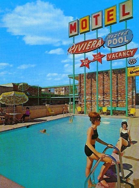 Embedded image Motel Pool, Googie Architecture, Miami Art Deco, Postal Vintage, Station Service, Vancouver Washington, Vintage Hotels, Retro Sign, Hotel Motel