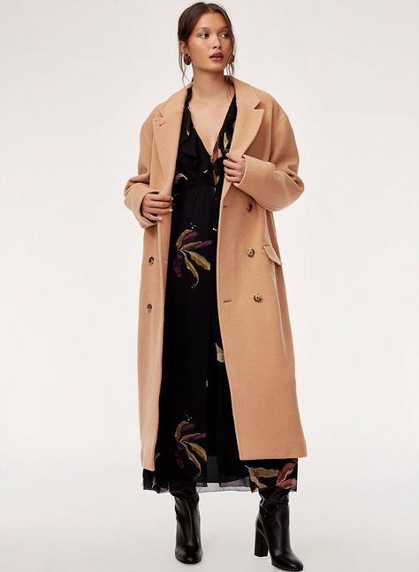 Wilfred Elena Wool Coat Aritzia Wool Coat Outfit, Aritzia Wool Coat, Camel Coat Outfit Classy, Aritzia Coat, Camel Coat Outfit Casual, Fall Coat Outfit, Wool Coat Outfit, Camel Coat Outfit, Camel Wool Coat