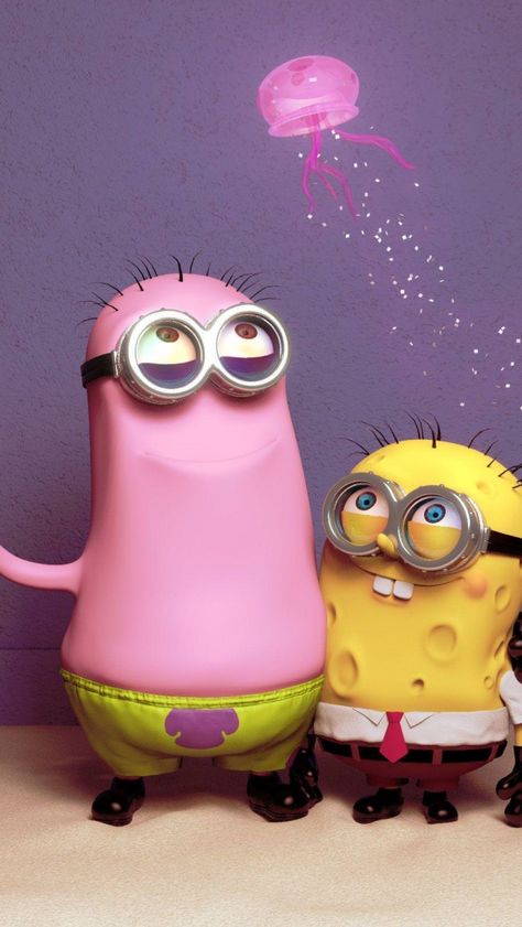 Despicable Me, Cartoon Characters, Minion, Iphone, Purple, Wall, Minions