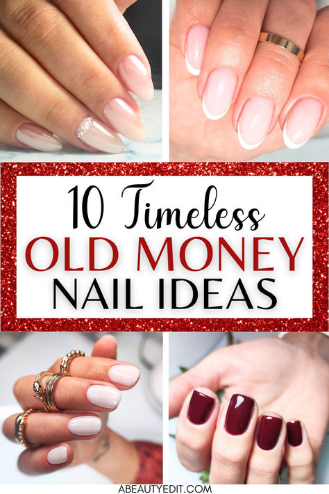 Old Money Nail Ideas Elegant Old Money Nails, Old Money Nails Ideas Almond, Old Money Nails Ideas Square, Old Money Style Nails, Old Money Nail Inspiration, Old Money Nails Short, Nails Short And Simple, Old Money Nails Aesthetic, Old Money Nails Ideas