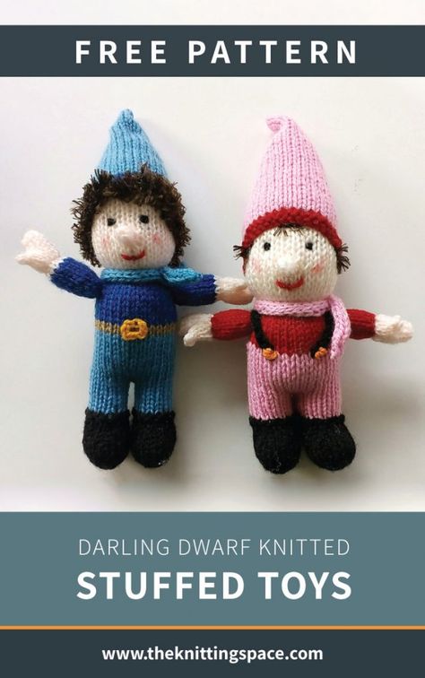 Free Knitting Patterns Toys Easy, Comfort Dolls, Kindness Ideas, Hand Knit Toys, Knitting Projects Free, Knitted Dolls Free, Animal Knitting, Knitting Toys, Happy Birthday Cards Printable