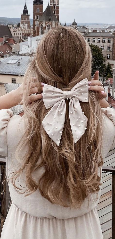 cute hairstyle with bow, boho hairstyle, Adorable hairstyles, cute hairstyle, cute braid with bow, Adorable hairstyles for long hair, cute hairstyles for school, Adorable hairstyles for medium hair, Adorable hairstyles easy, pretty hairstyle, easy cute hairstyles Girl Hairstyles With Bow, Hairstyles With Big Bow, Big Bow Hairstyle, Braid With Bow, Hairstyle With Bow, Hair Bow Hairstyle, Hairstyles With Bows, Easy Cute Hairstyles, Adorable Hairstyles