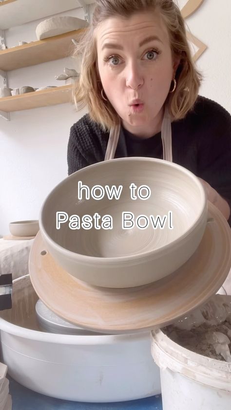 Instagram Ceramic Pasta Bowl, Pottery Pasta Bowl, Blueberry Cobbler, Pottery Videos, Clay Bowl, New Obsession, Pasta Bowl, Pottery Ceramics, Pasta Bowls