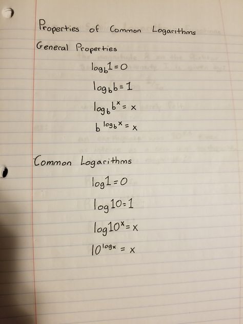 Properties Of Logarithms, Log Math Notes, Logarithms Notes, Alevel Maths, Log Math, Biology Degree, Math Properties, Studying Motivation, Teaching Math Strategies