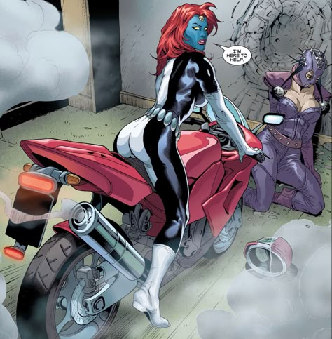 Mystique in Wolverine vol 4 #1 | Art by Renato Guedes, Jose Wilson Magalhaes & Matt Wilson Marvel Mystique, Mystique Comic, Mystique Marvel, Comic Book Heroines, Marvel Heroines, Villain Character, Marvel Villains, Best Hero, Hero Girl