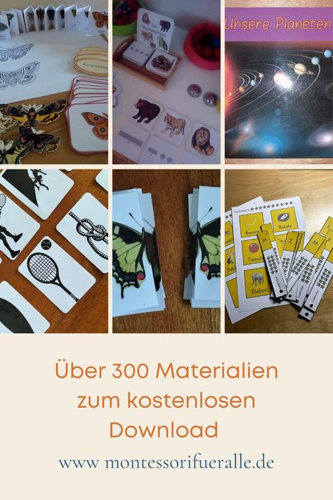 Bilder von den kostenlosen Materialien, die es auf unserer Homepage gibt. Teacch Material, Montessori Kindergarten, Montessori Diy, Baby Learning Activities, Montessori Materials, Baby Learning, Budget Friendly, Learning Activities, Montessori