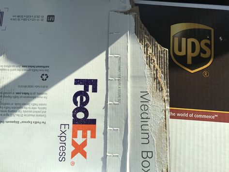 My FedEx package that contained a UPS package Fedex Package Box Money, Fedex Delivery Package Format, Fedex Car Delivery, Fedex Document, Fedex Delivery Package Prove, Fedex Package, Ups Package, Ups, Funny Animals