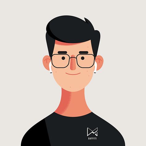 Careers Head Animation, Character Head, Flat Style, Avatar, Character Design, Black, Design