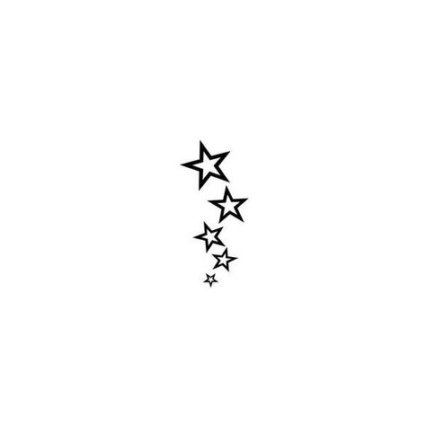 Trail of stars tattoo Star Tattoos Designs, Star Trail Tattoo, 4 Star Tattoo, Cool Star Tattoos, Star Design Tattoos, Stars Tattoo Designs, Trail Tattoo, Star Tattoo On Wrist, Small Star Tattoos