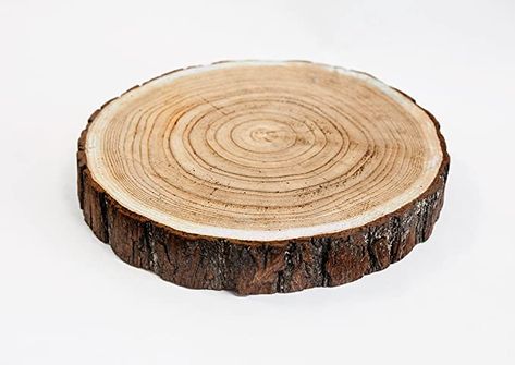 Large Christmas Rustic Wooden Slice 30 cm - 37cm Wood Log Slab Cake Stand Rustic Wedding Decor Centrepiece : Amazon.co.uk: Home & Kitchen Christmas Wedding Table Decorations, Rustic Wedding Decor Centerpieces, Christmas Wedding Table, Slab Cake, Mini Serre, Rustic Cake Stands, Wooden Dishes, Christmas Rustic, Wooden Slices