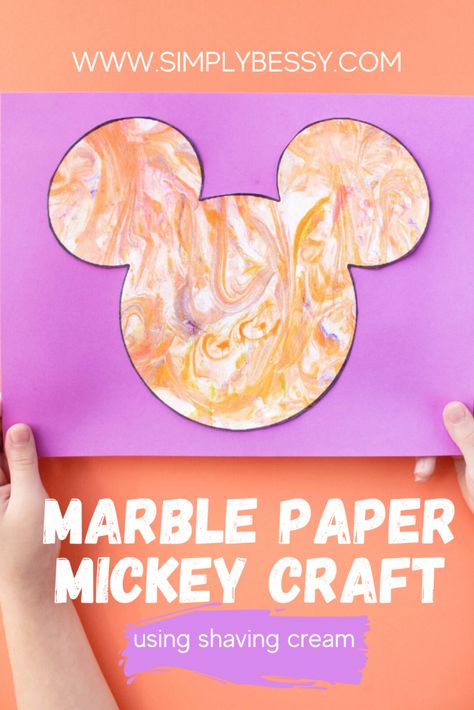 Disney Crafts Preschool, Coloring Free Printable, Shaving Cream And Food Coloring, Mickey Mouse Template, Mickey Craft, Mouse Craft, Disney Lessons, Mickey Mouse Outline, Disney Crafts For Kids