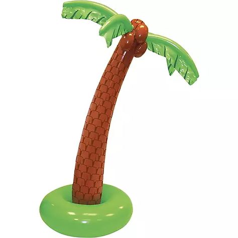 Jumbo Inflatable Palm Tree Sprinkler Party, Inflatable Palm Tree, Luau Decorations, Palm Tree Decorations, Luau Party Supplies, Luau Party Decorations, Party Inflatables, Vinyl Decoration, Beach Party Decorations