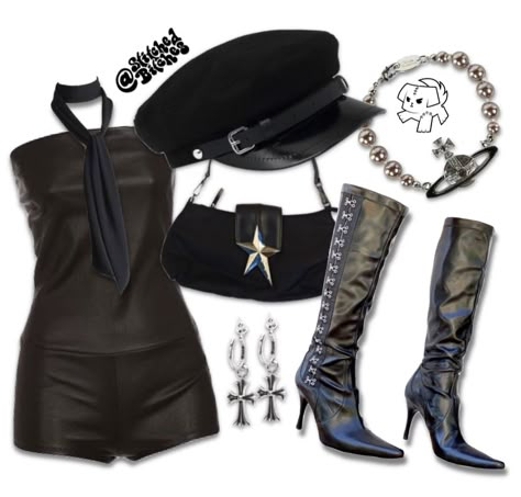 Outfit Y2k Aesthetic, Party Outfit Layout, Vivienne Westwood Style, Vivienne Westwood Street Style, Vivienne Westwood Outfits, Vivienne Westwood Outfit, Pop Star Outfit, Vivienne Westwood Clothes, Woods Outfit