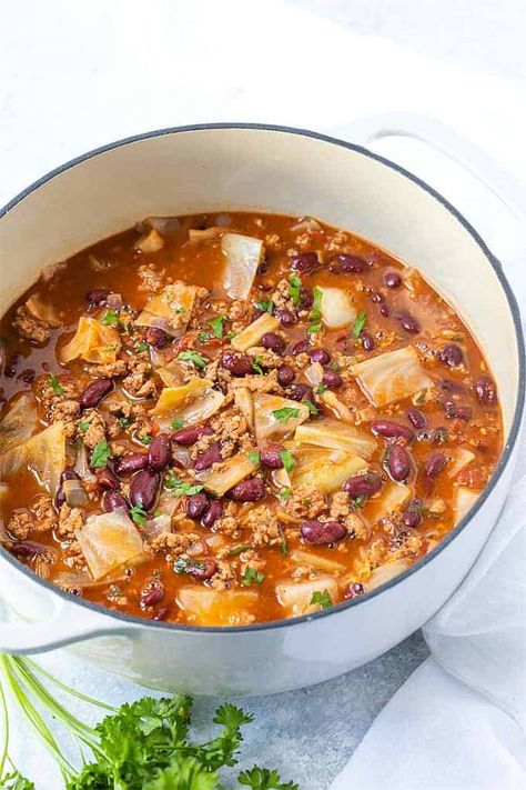 Turkey Cabbage Patch Soup Cabbage Patch Soup Recipe, Turkey Cabbage Soup, Cabbage Patch Soup, Turkey Cabbage, Healthy Cabbage Soup, Ground Turkey Soup, Turkey Soup Recipe, Slow Cooker Turkey, Turkey Soup