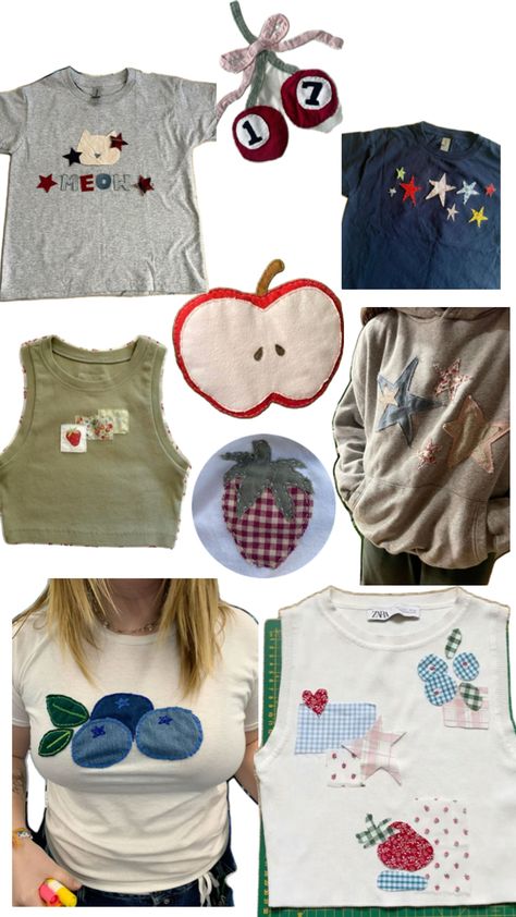 Club patchwork shirts Cute Patchwork Shirts, Diy Patch Work Shirt, Patchwork Embroidery Shirt, Patchwork T Shirt Diy, Patchwork Shirts Diy, Patchwork Tee Shirt Diy, Patchwork Shirt Ideas, Patchwork Tshirt Diy, Patch Work Shirts