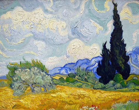 Vincent van Gogh - The Cypress Tree and Flowers, 1889 at K… | Flickr Wheatfield With Cypresses, Van Gogh Drawings, Van Gogh Wallpaper, Paint Your Pet, Vincent Van Gogh Paintings, Arte Van Gogh, Van Gogh Paintings, Van Gogh Art, Zurich Switzerland