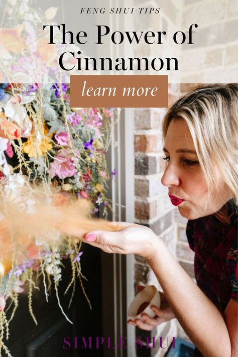 In this blog from Feng Shui Expert Amanda Gibby Peters, she shares 3 ways to use the power of cinnamon in your home as part of your Feng Shui practice. Learn the feng shui rituals she shares for how cinnamon can bring money, wealth, and prosperity to your life. Head to the blog to get these feng shui tips. Herbs For Wealth And Prosperity, Bagua Map Feng Shui, Uses For Cinnamon, Feng Shui House Layout, Feng Shui Tips For Wealth, Feng Shui Entryway, Feng Shui For Beginners, Feng Shui Bedroom Layout, Feng Shui Health