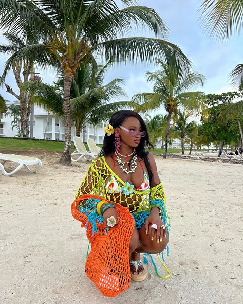 jamaica 🇯🇲 , i’m inside you! . . . #holidayoutfits #vacationmode #negriljamaica #ootd #beachoutfit Jamaica Vacation Outfits, Yacht Outfit, Jamaica Outfits, Outfit Black Women, Party Outfit Ideas, Negril Jamaica, Jamaica Vacation, Poolside Party, Vacation Looks