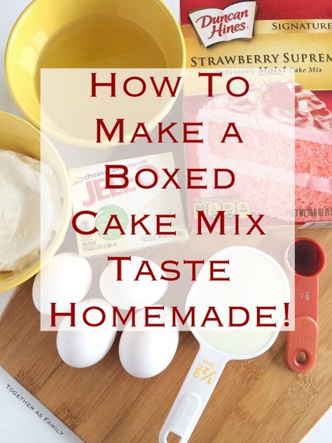 Boxed Cake Mix Taste Homemade, Cake Mix Taste Homemade, Doctor Cake, Box Cake Recipes, Boxed Cake Mixes Recipes, Nursing Cake, Whiskey Cake, Chandelier Cake, Cake Liner