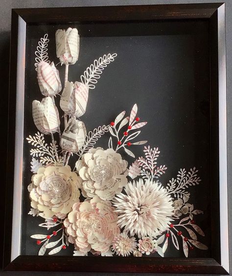 Excited to share this item from my #etsy shop: Flower Wall Art Handcrafted Vintage Roses Mum Paper Floral Arrangement Wood Shadow Box Frame Home Nursery Room Decor Wedding Gift Birthday #artdeco #entryway #framed #paperquilling #wedding #red #blue #valentinesday #giftitem Paper Floral Arrangements, Room Decor Wedding, Diy Pop Up Cards, Paper Flower Arrangements, Diy Pop, Flower Shadow, Home Nursery, Flower Shadow Box, Wedding Red