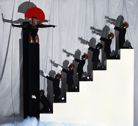 Jean Paul Goude Jean Paul Goude, Stage Photography, Stage Set Design, Grace Jones, Stage Set, Photoshoot Concept, Production Design, Video Ideas, Amazing Grace