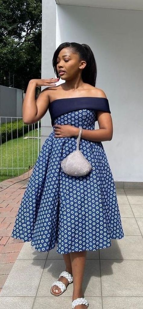 Setswana Traditional Dresses, Sotho Traditional Dresses, Pedi Traditional Attire, Chitenge Outfits, South African Traditional Dresses, African Bridal Dress, African Traditional Wear, Shweshwe Dresses, Traditional African Clothing