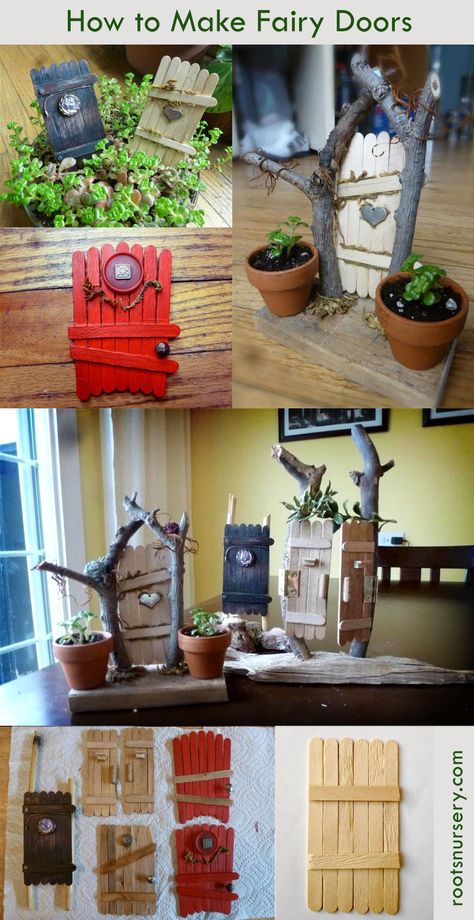 at. I was inspired to say the least! Fairy Projects, Diy Fairy Garden House, Fair Houses Diy, Diy Fairy Door How To Make, How To Make A Fairy House, Fairy Door Craft, Fairy Garden Houses Homemade, Fairy Doors Diy How To Make, Fairy Garden Door Diy