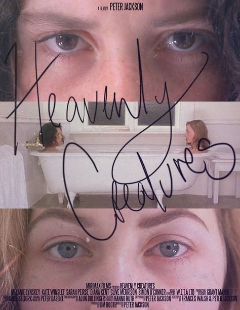 Heavenly Creatures Movie, Heavenly Creatures 1994, May Movie, Heavenly Creatures, Peter Jackson, Wedding Poster, Film Poster Design, Septième Art, I Love Cinema